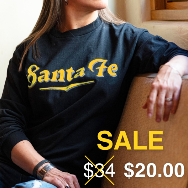 Unisex Long Sleeve Tee (Black with Yellow Logo)