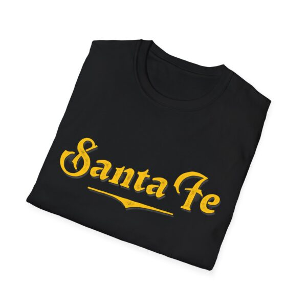 Unisex T-Shirt (Black with Yellow Logo) - Image 3