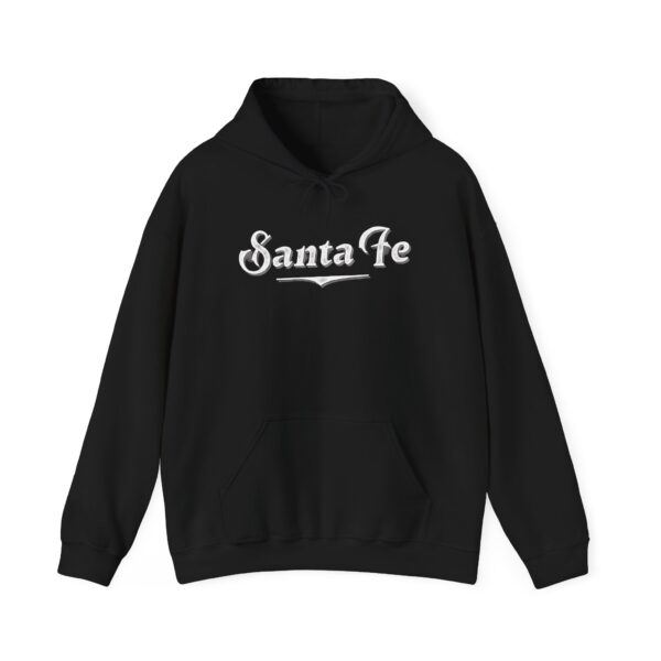 Unisex Hooded Sweatshirt (Black with White Logo)