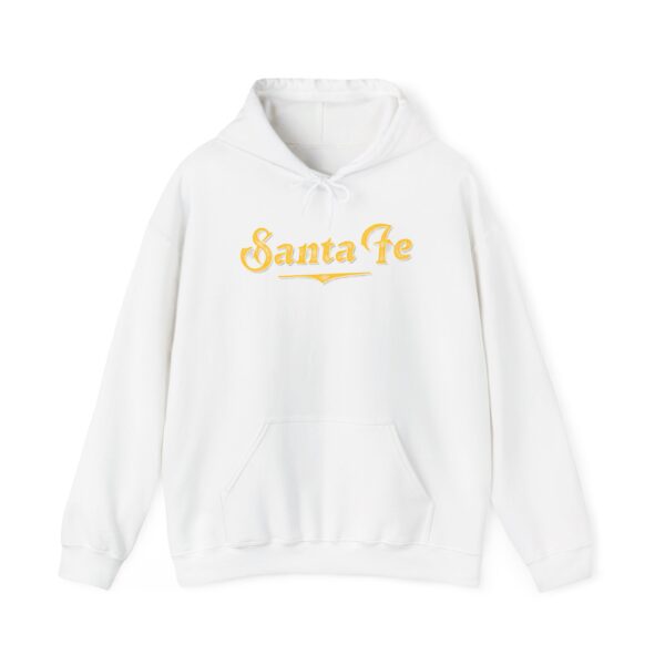 Unisex Hooded Sweatshirt (White with Yellow Logo)