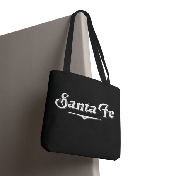 Tote Bag (Black with White Logo) - Image 6