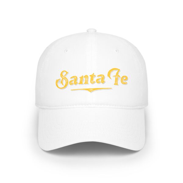 Baseball Cap (White with Yellow Logo)