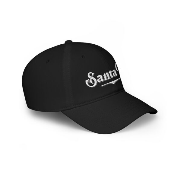 Baseball Cap (Black with White Logo) - Image 3