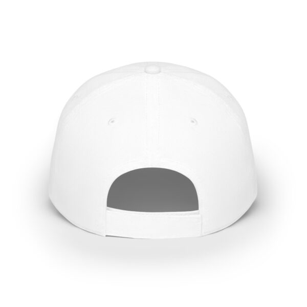 Baseball Cap (White with Yellow Logo) - Image 2