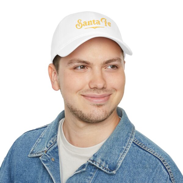 Baseball Cap (White with Yellow Logo) - Image 5