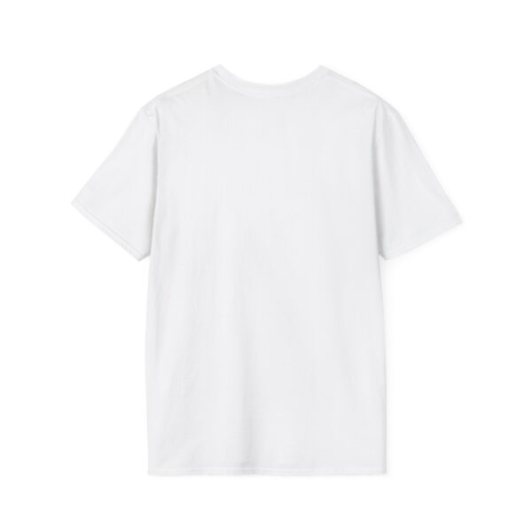 Unisex T-Shirt (White with Yellow Logo) - Image 2