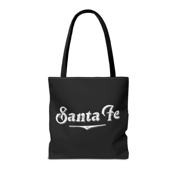 Tote Bag (Black with White Logo) - Image 2