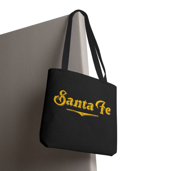 Tote Bag (Black with Yellow Logo) - Image 6