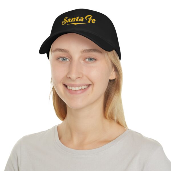 Baseball Cap (Black with Yellow Logo) - Image 4