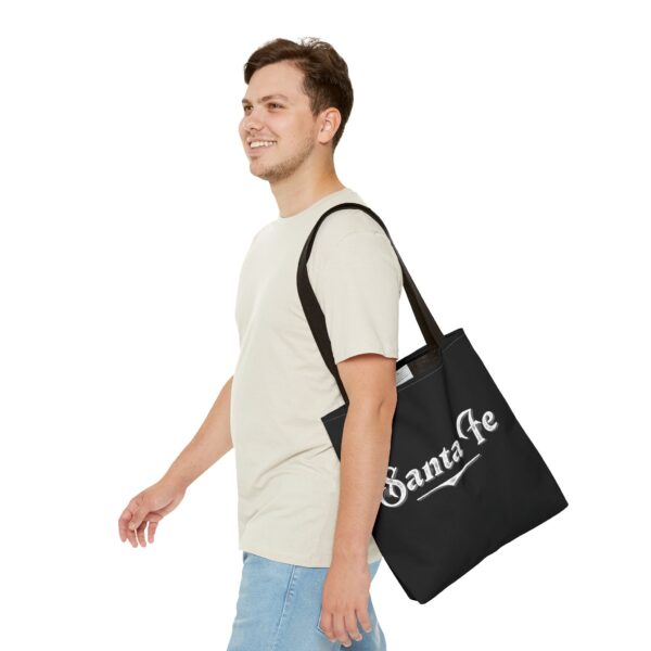 Tote Bag (Black with White Logo) - Image 3