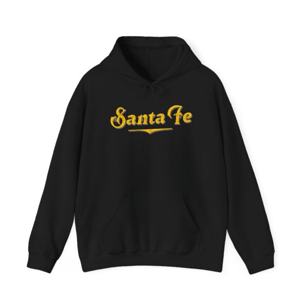 Unisex Hooded Sweatshirt (Black with Yellow Logo)