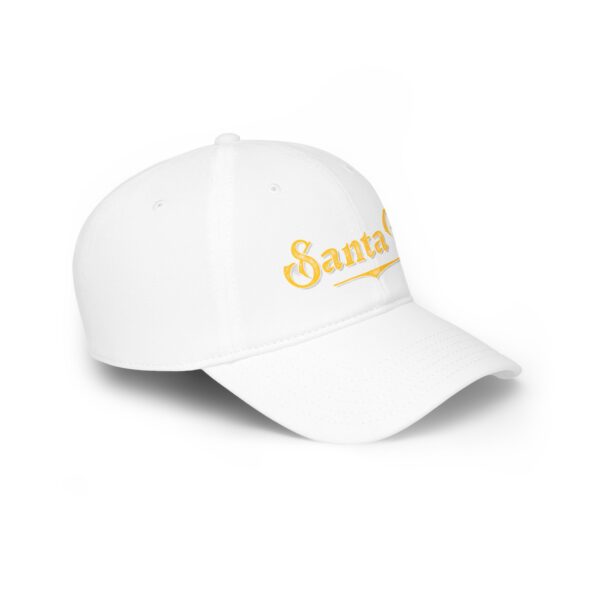 Baseball Cap (White with Yellow Logo) - Image 3